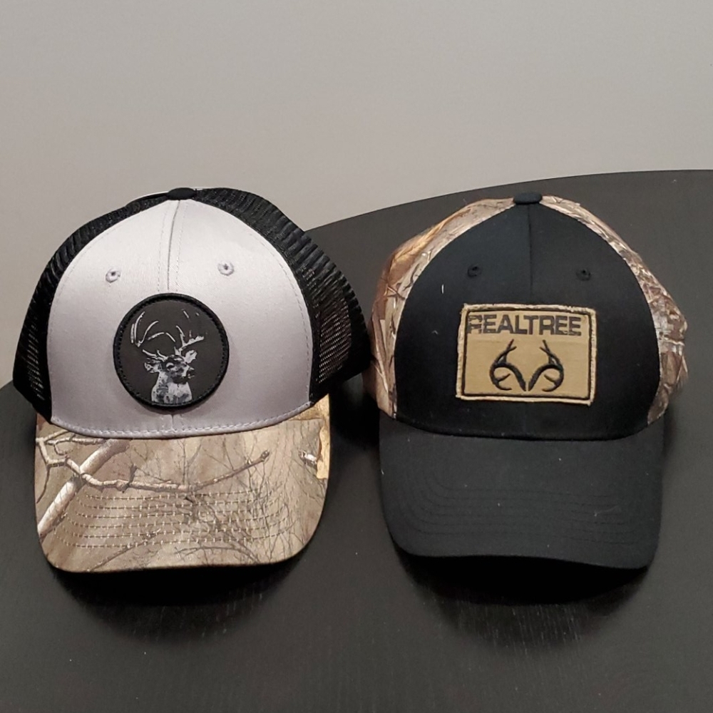 Realtree Hats Set of 2 Brand New Camo